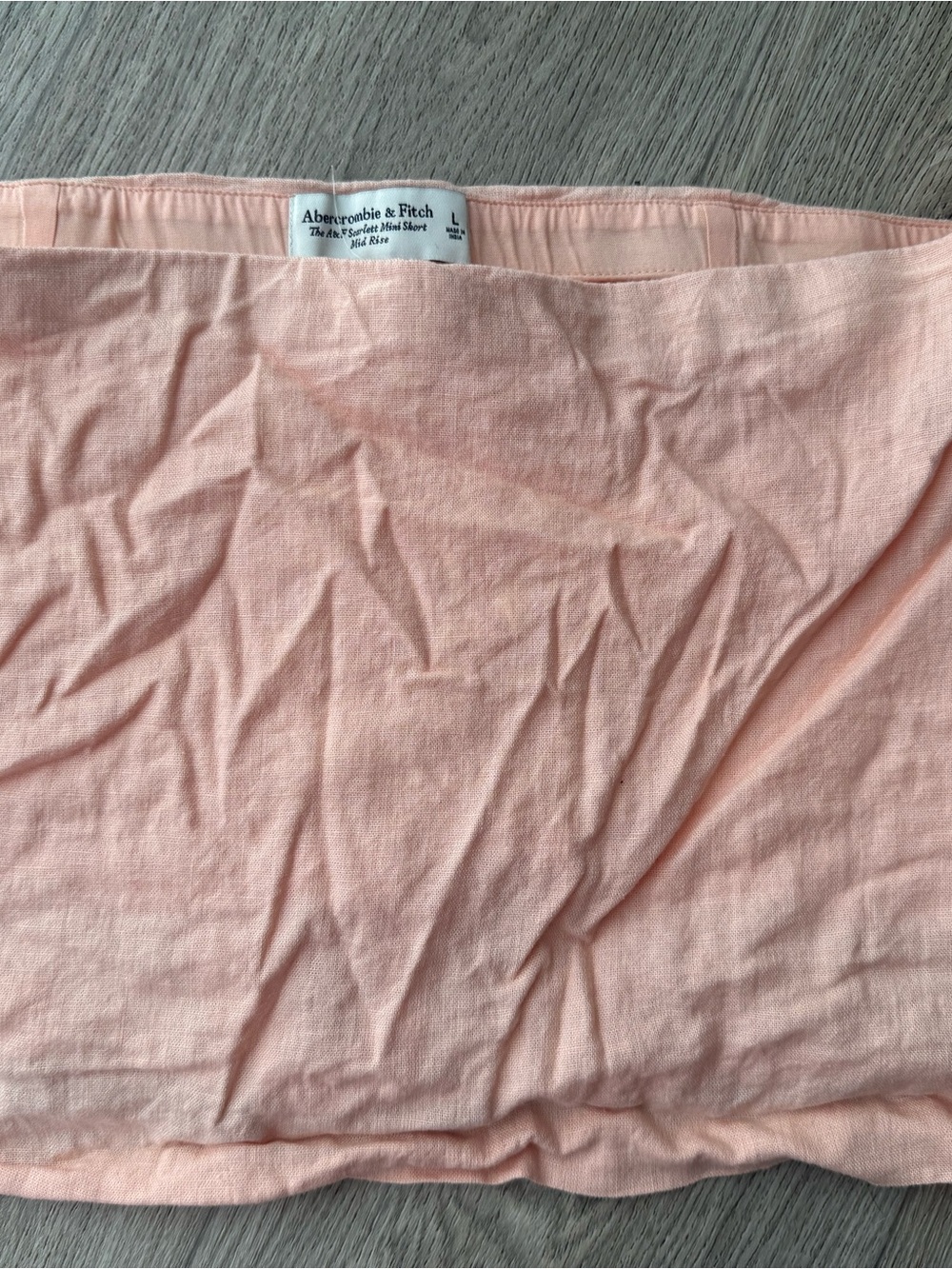 Abercrombie & Fitch Pastel Pink Mini Skirt